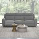 Antonius Gray Manual Recliner Living Room Set