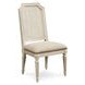 Arch Salvage Mills Beige Upholstered Dining Side Chair Set of 2