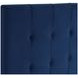 Regina Blue Upholstered Queen Headboard