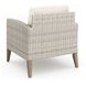 Carezza Taupe and Natural Upholstered 5 Piece Conversation Set