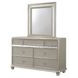 B0846J Silver 7 Drawer Dresser