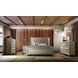 B0846J Silver Upholstered Panel Bedroom Set
