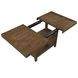 Garland Brown 80" Extendable Rectangular Counter Height Table with Storage