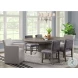 Modesto Gray Dining Arm Chair