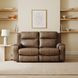 Contour Cocoa 60" Power Reclining Loveseat with Power Headrest and USB Charging