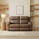 Contour Cocoa 60" Reclining Loveseat