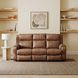 Contour Cocoa 83" Power Reclining Sofa with Power Headrest and USB Charging