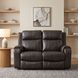 Contour Fossil Leather 60" Reclining Loveseat