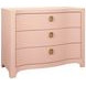 Cora Pink 3 Drawer Chest