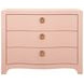Cora Pink 3 Drawer Chest
