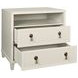 Corine Antique White Rectangular Side Table