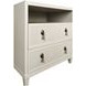 Corine Antique White Rectangular Side Table
