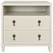 Corine Antique White Rectangular Side Table