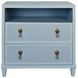 Corine Light Blue Rectangular Side Table