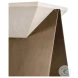 Cornet Cerused White And Brushed Brass Side Table