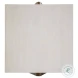 Cornet Cerused White And Brushed Brass Side Table