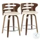 Cosi Cream Counter Height Stool Set Of 2