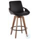 Cosmo Black Counter Stool