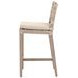 Costa Beige Performance Fabric Outdoor Counter Height Stool
