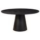 Cove Vintage Black Round Dining Room Set