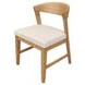 Cove White Upholstered Wood Back Side Chair Set of 2