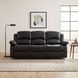 Cranley Black 83" Double Reclining Sofa