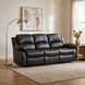Cranley Black 83" Double Reclining Sofa