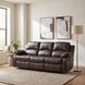 Cranley Brown 83" Double Reclining Sofa