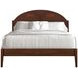 Rowland Walnut Queen Platform Bed