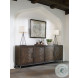 Blake Brown Rustic 4 Door Credenza
