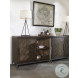 Blake Brown Rustic 4 Door Credenza