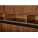Avery Rich Medium Brown 64"  Credenza and Hutch with USB Charging
