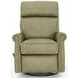 Crews Oasis Olive Leather Swivel Glider Recliner