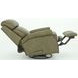 Crews Oasis Olive Leather Swivel Glider Recliner