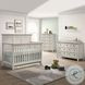 San Mateo Rustic White Convertible Standard Crib