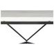 Conner Black And White Marble Top Square End Table