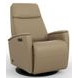 Relax Crown Tan Leather Large Glider Power Recliner with Magnetic Charger