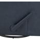 Crews Barone Navy Blue Leather Swivel Glider Recliner with Nailhead Trim