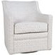 Barrett Beige Upholstered Swivel Accent Armchair