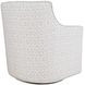 Barrett Beige Upholstered Swivel Accent Armchair