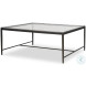 Logan Glass And Oil Rubbed Bronze Square Occasional Table Set