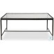 Logan Glass And Oil Rubbed Bronze Square Occasional Table Set