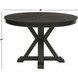 Rylie Black 48" Round Dining Table