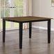 Joplin Black and Brown 54" Extendable Square Counter Height Table