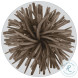 Knot Clear Glass And Grey End Table