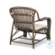 Simone Mink Grey And Flax Lounge Chair