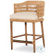 Boca Natural And Flax Counter Height Stool