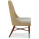 Ingenue Wicker Weave And Flax Side Chair