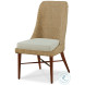 Ingenue Wicker Weave And Flax Side Chair