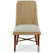 Ingenue Wicker Weave And Flax Side Chair
